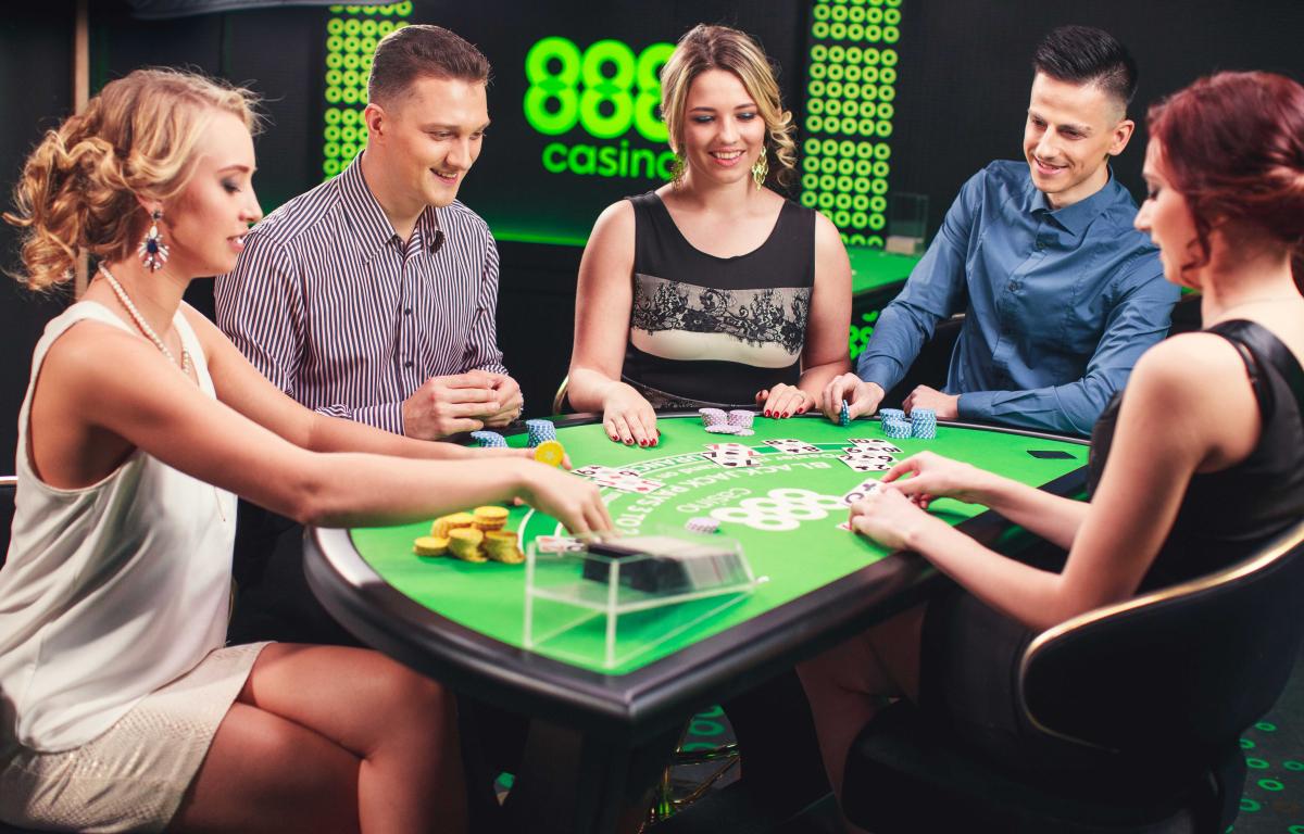 It feels real: Blackjack players are having a good time while playing