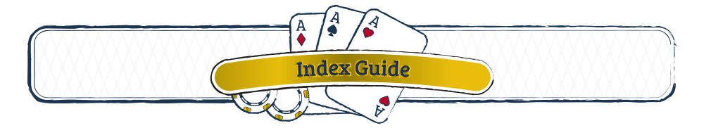 3 Card Poker Index Guide