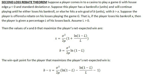 second loss rebate theorem