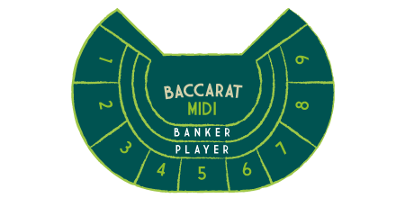 Midi Baccarat Table